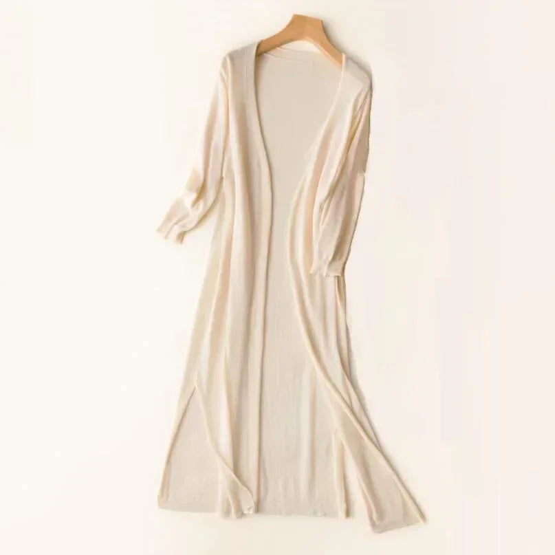Dames lange mouw vest