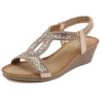 Dames sandalen met wedge hak — afbeelding 57