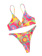 Bikini set met roze bloemenprint — afbeelding 11