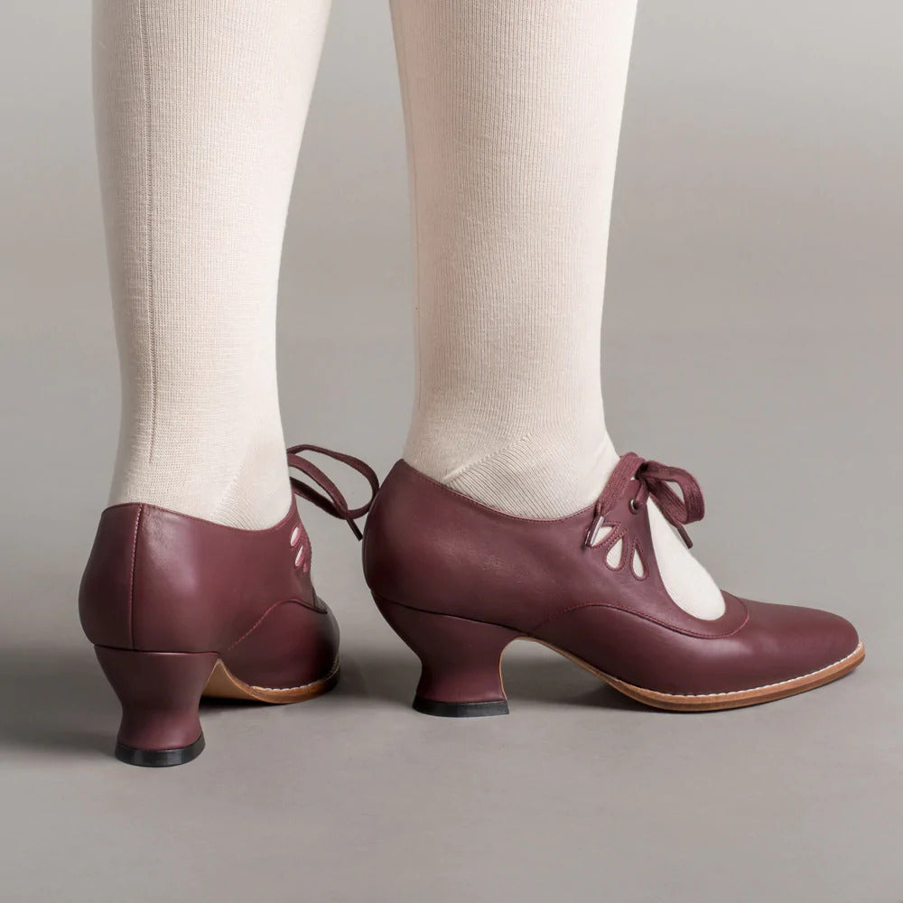Leren pumps