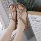 Dames sandalen met wedge hak