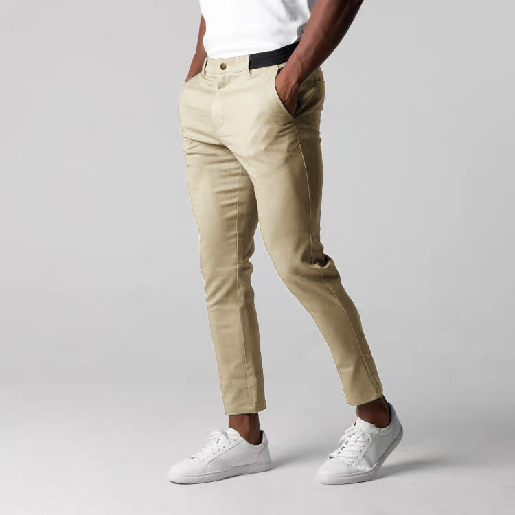 Heren stretchbroek met een comfortabele pasvorm