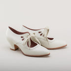 Leren pumps