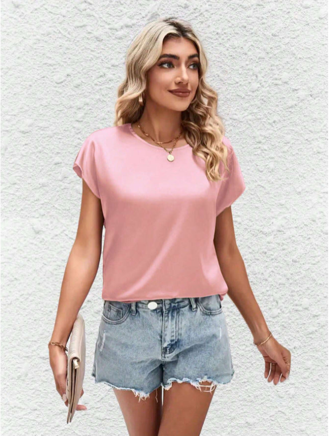 Stijlvol dames vleermuismouwshirt met ronde hals