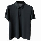 Ademend heren poloshirt met mesh-details en slim fit — afbeelding 7