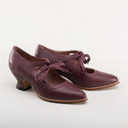 Leren pumps