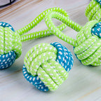 Honden trektouwspeeltje - tug & play rope ball