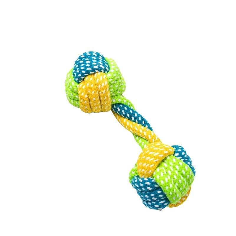 Honden trektouwspeeltje - tug & play rope ball