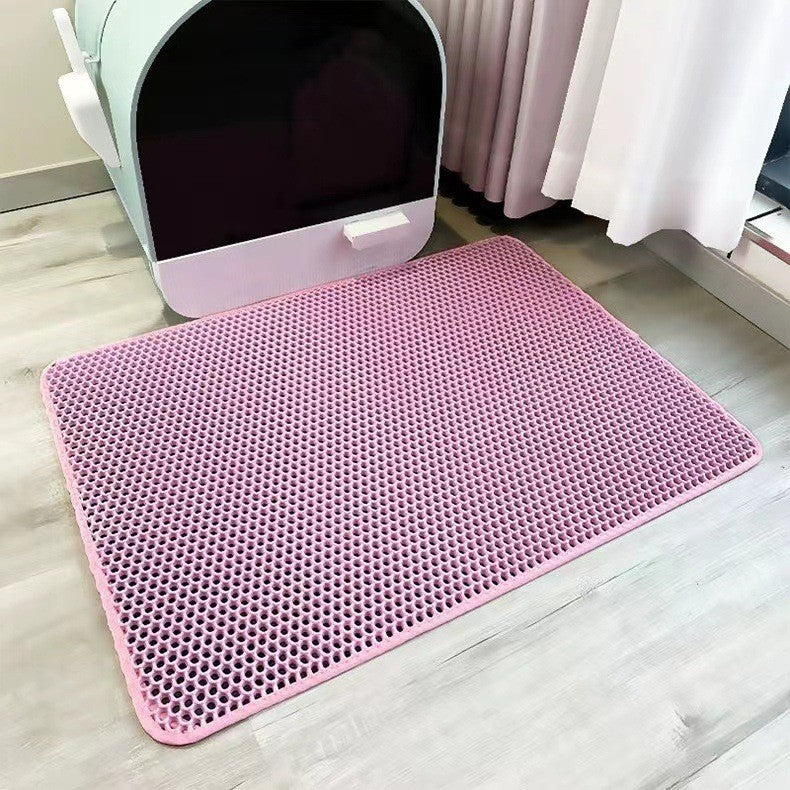 Dubbelgelaagde kattenbakmat