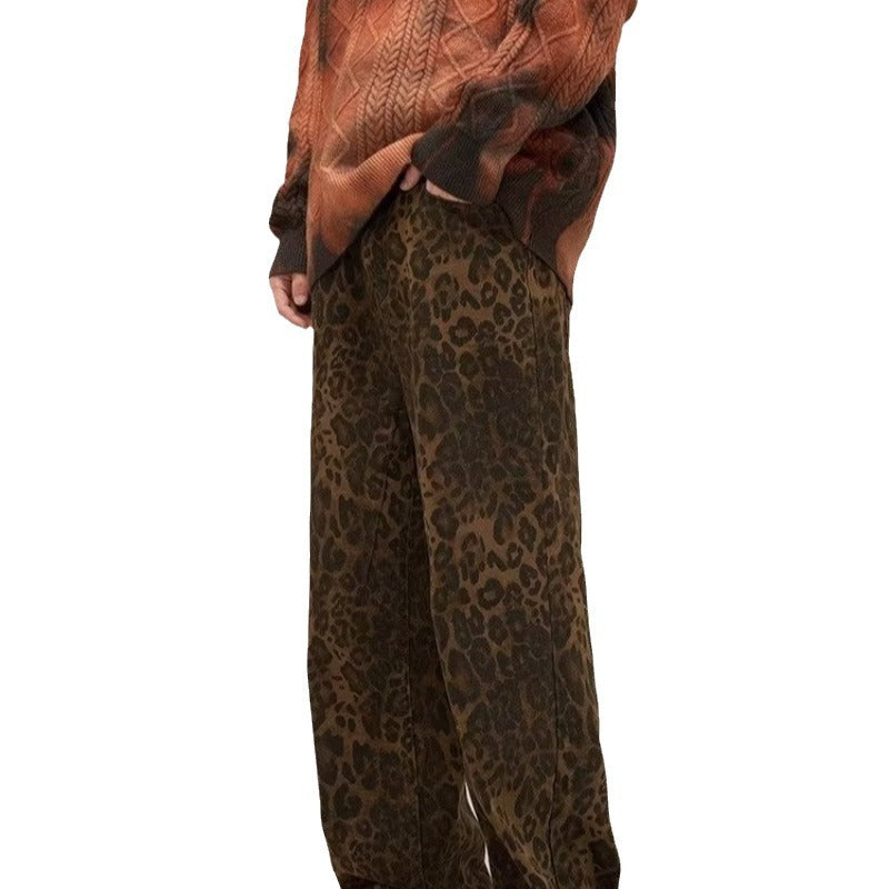 Luipaardprint jeans