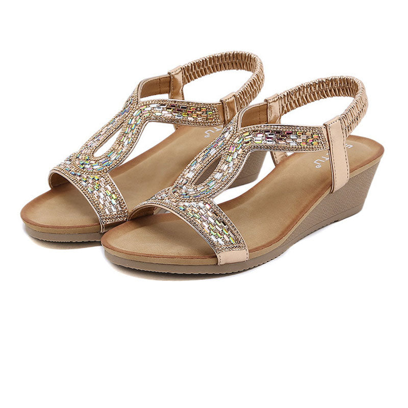 Dames sandalen met wedge hak — afbeelding 28