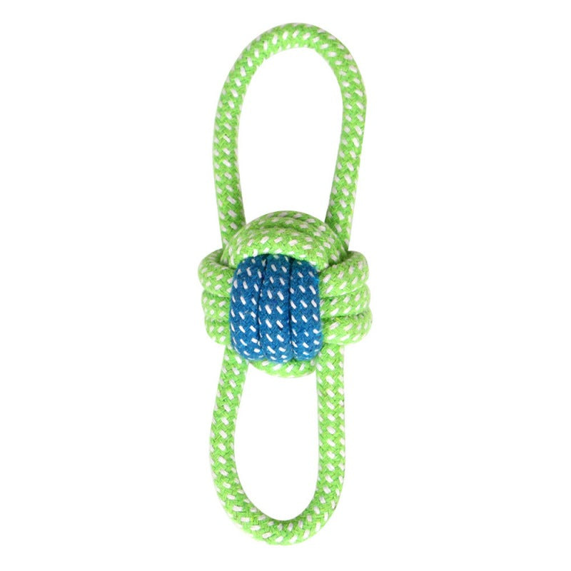 Honden trektouwspeeltje - tug & play rope ball