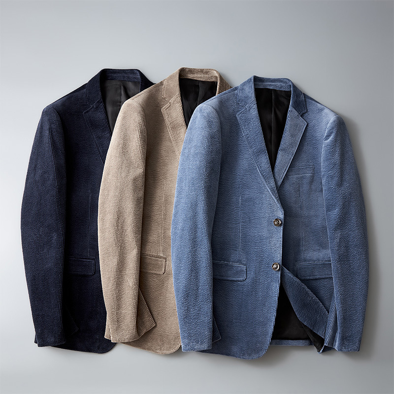 Nette heren ribfluweel blazer — afbeelding 9