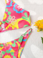 Bikini set met roze bloemenprint — afbeelding 10