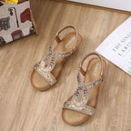 Dames sandalen met wedge hak