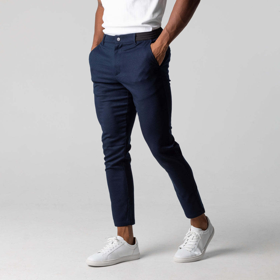 Heren stretchbroek met een comfortabele pasvorm