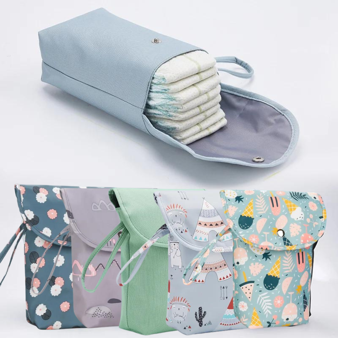 Babyluiertas voor onderweg