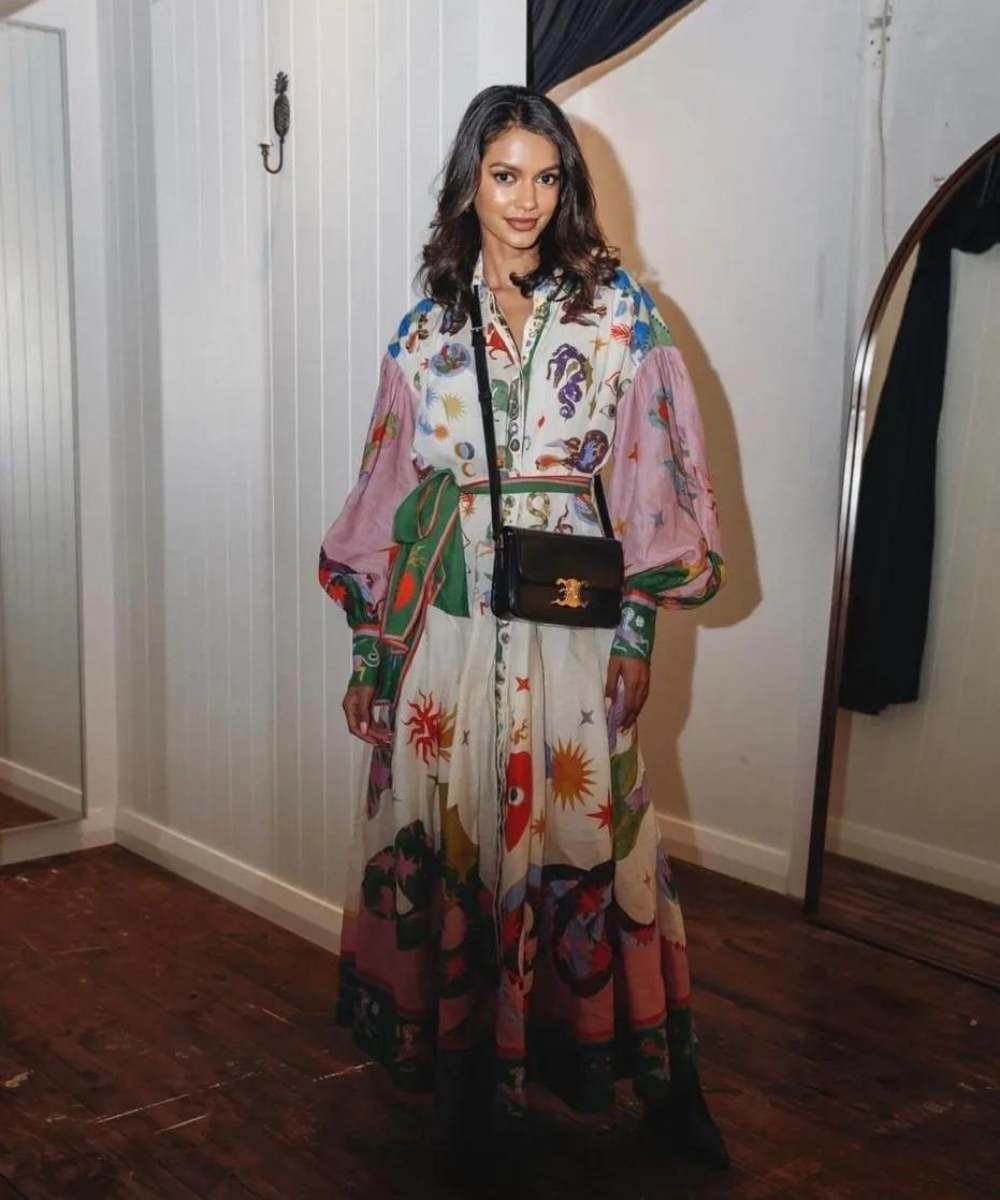 Italiaanse maxi jurk