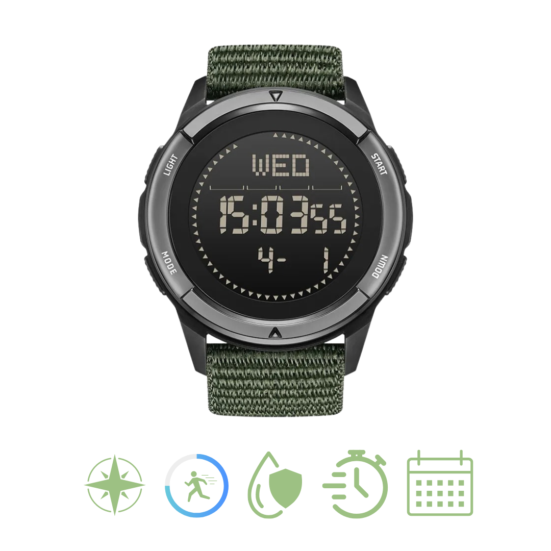 Carbon adventure horloge