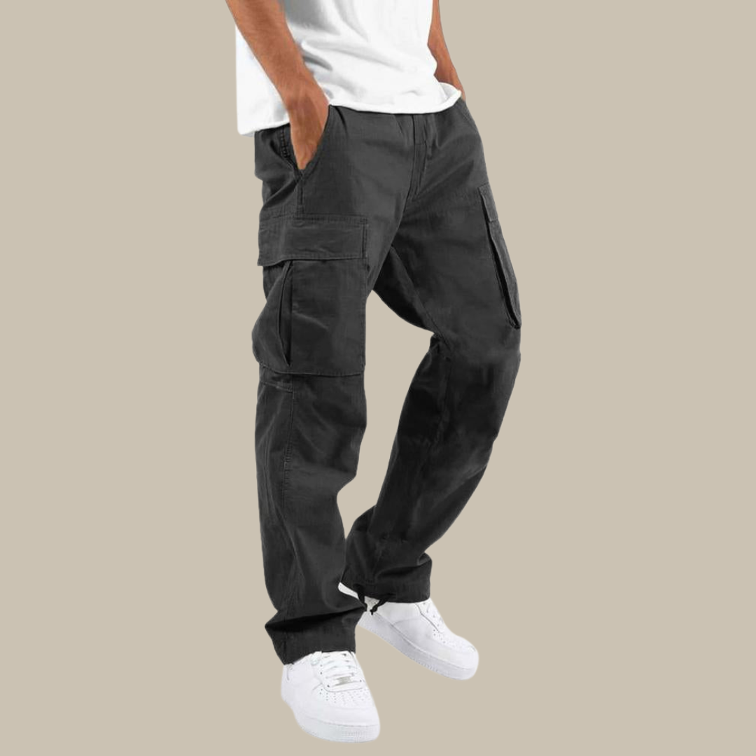 Flexibele cargo broek – stretch regular-fit mannen