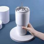 Thermosbeker met schuifdeksel