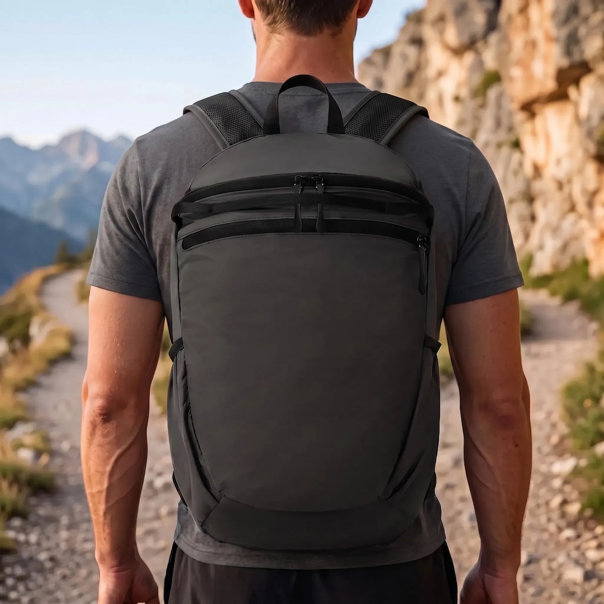 Opvouwbare backpack rugzak — afbeelding 1