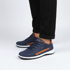 Heren sneaker van PU leer