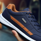 Heren sneaker van PU leer