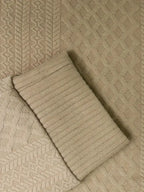 Heren gebreide outdoor trui met patches