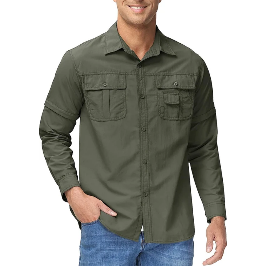 Outdoorshirt met afritsbare mouwen – Liva