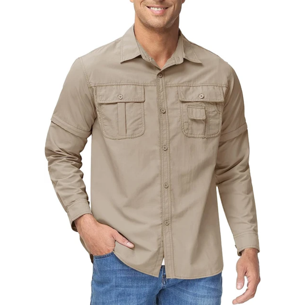 Outdoorshirt met afritsbare mouwen — afbeelding 13