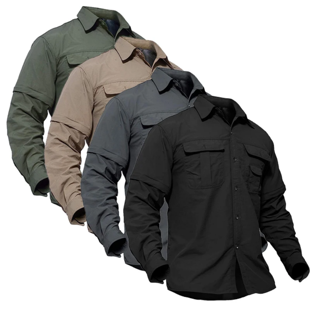 Outdoorshirt met afritsbare mouwen – Liva