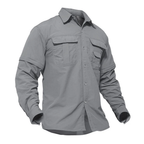 Outdoorshirt met afritsbare mouwen – Liva
