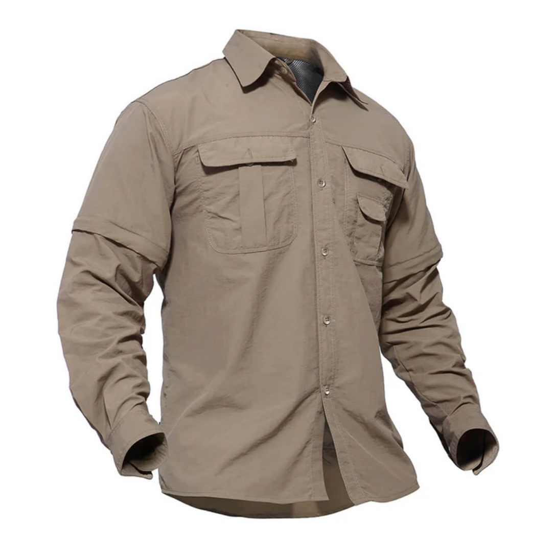 Outdoorshirt met afritsbare mouwen – Liva
