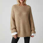 Oversized damespullover