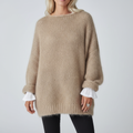 Oversized damespullover
