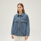 Oversized denimjacke