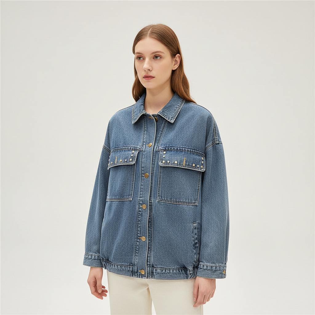 Oversized denimjacke