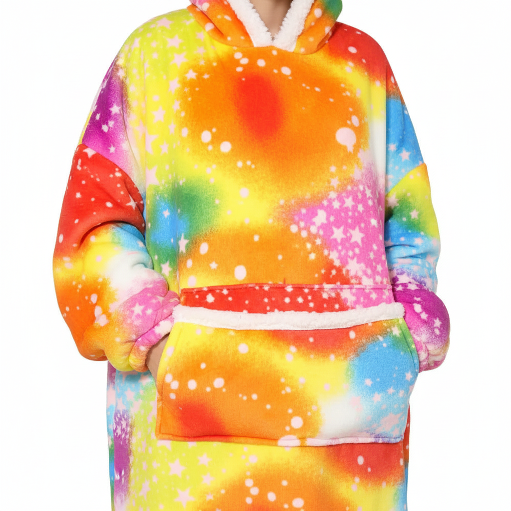 Oversized fleece deken