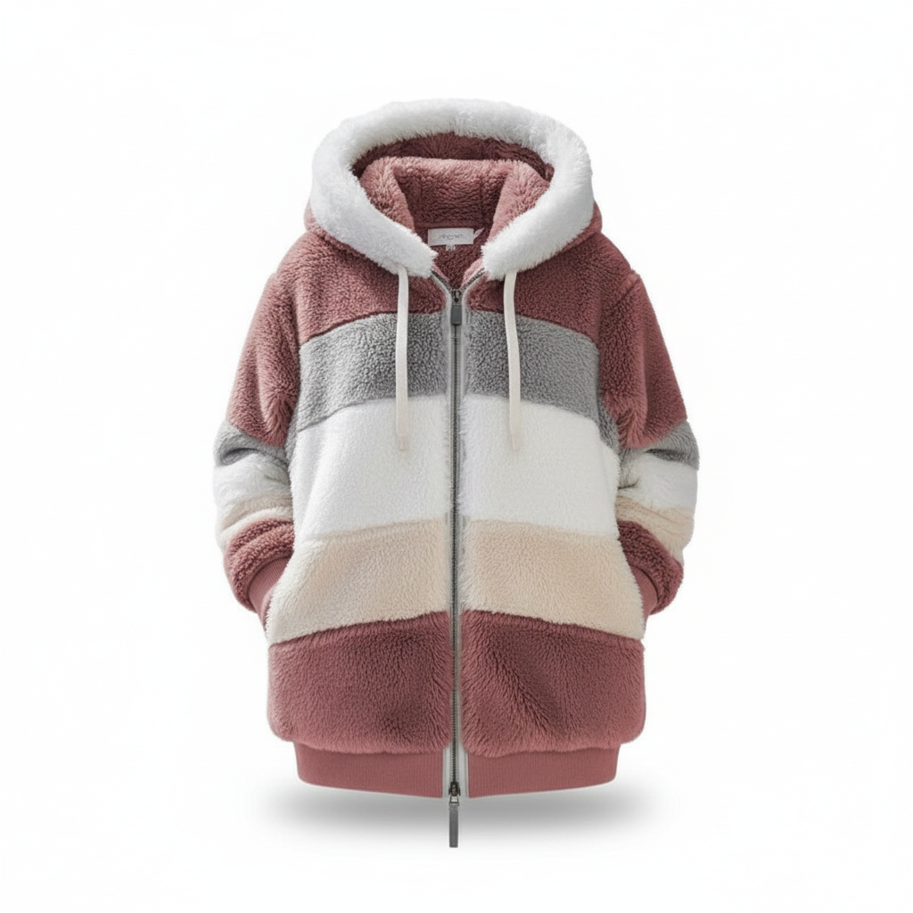 Oversized fleece-vest