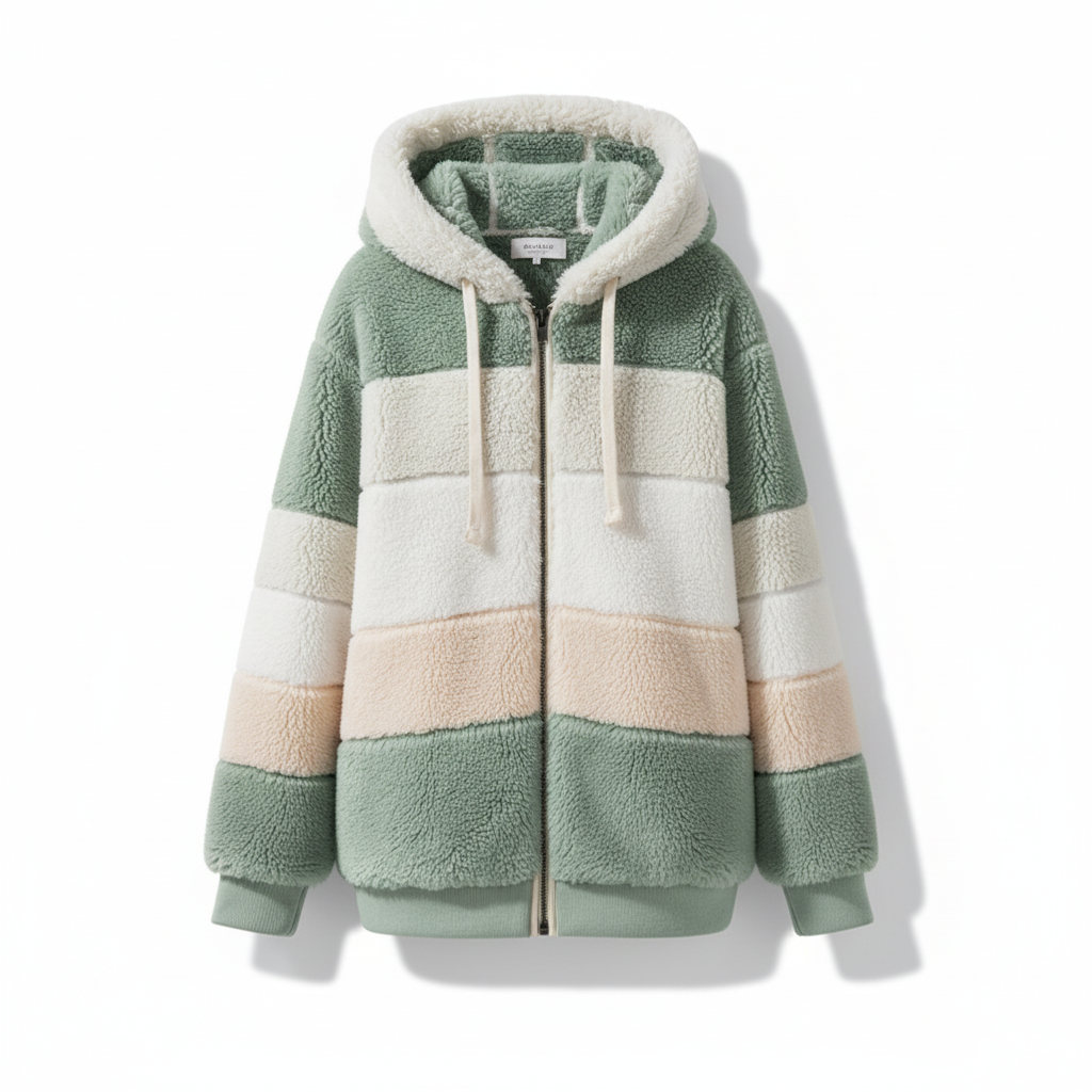 Oversized fleece-vest — afbeelding 16