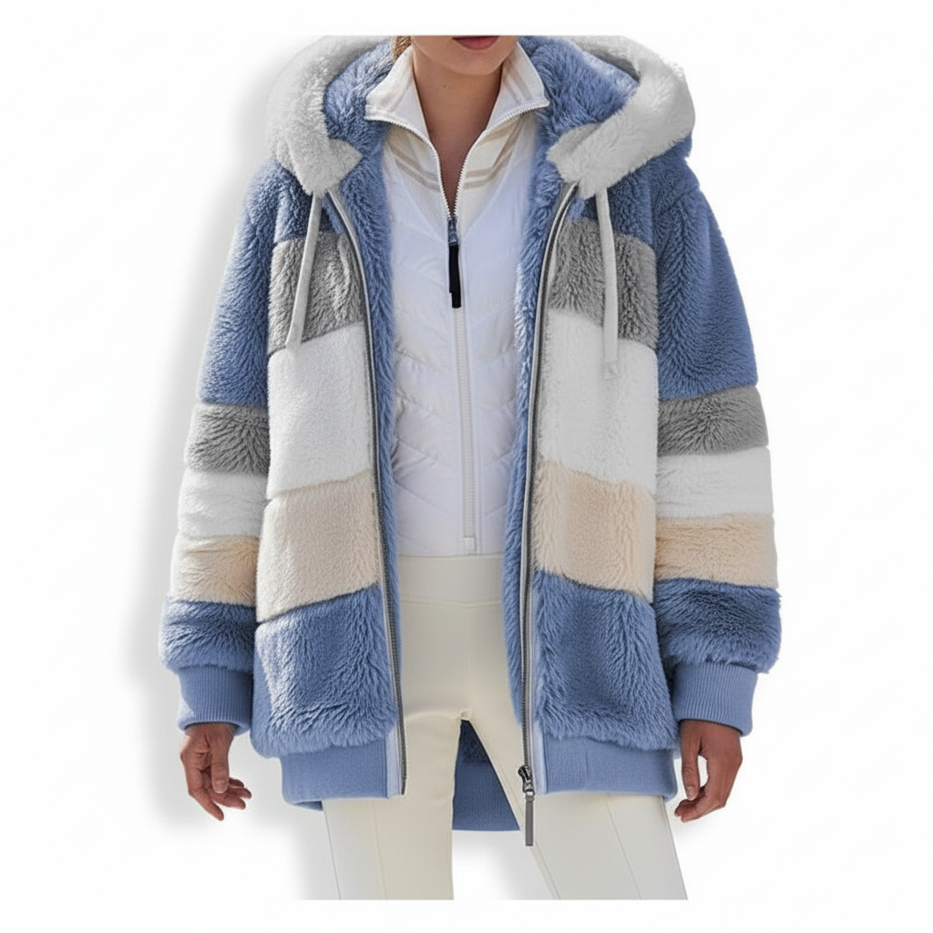 Oversized fleece-vest