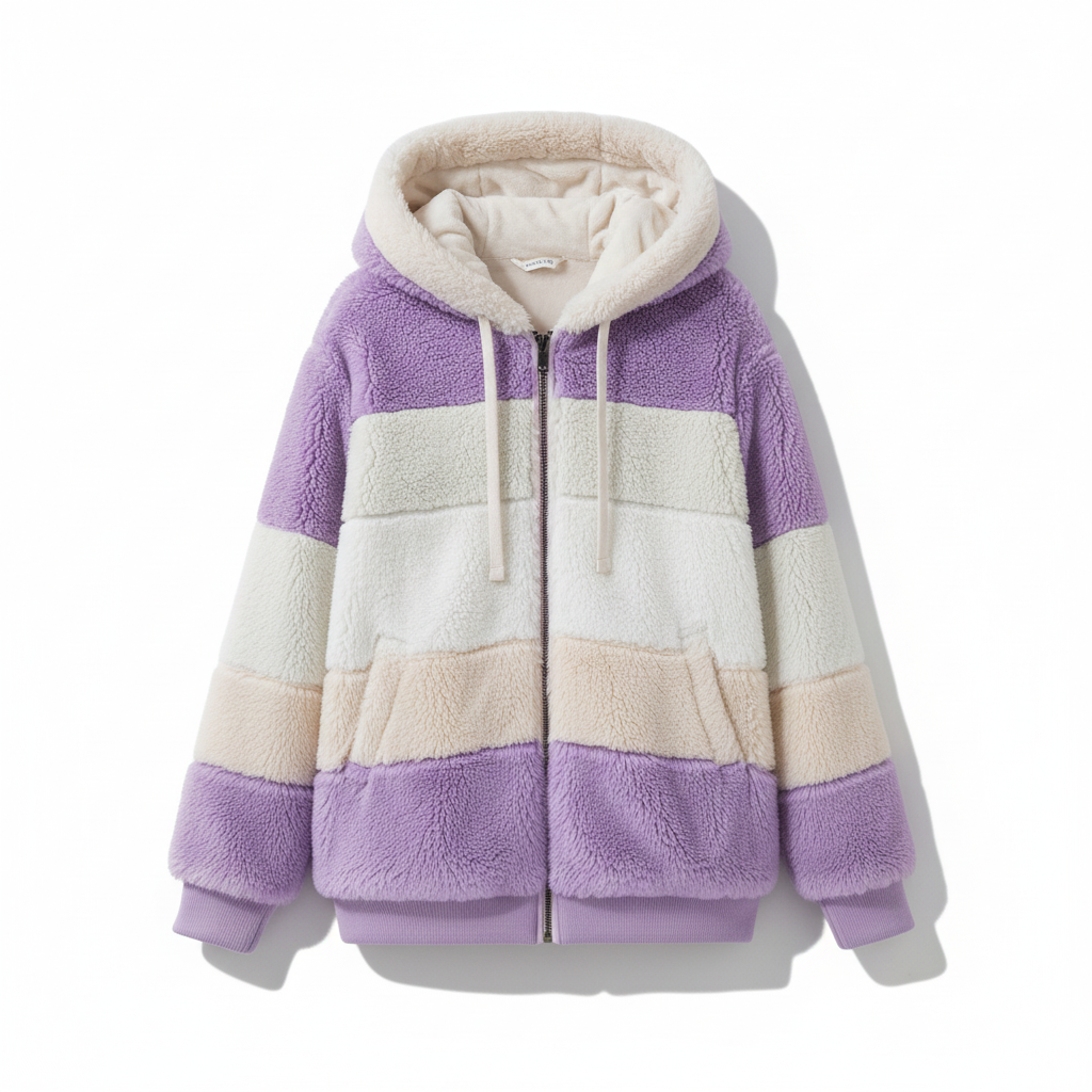 Oversized fleece-vest