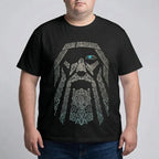 Oversized noorse print T-shirt big & tall — afbeelding 28