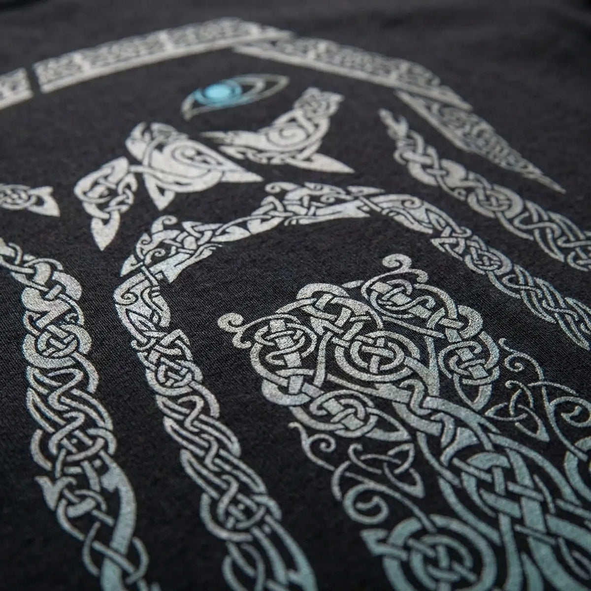 Oversized noorse print T-shirt big & tall — afbeelding 29