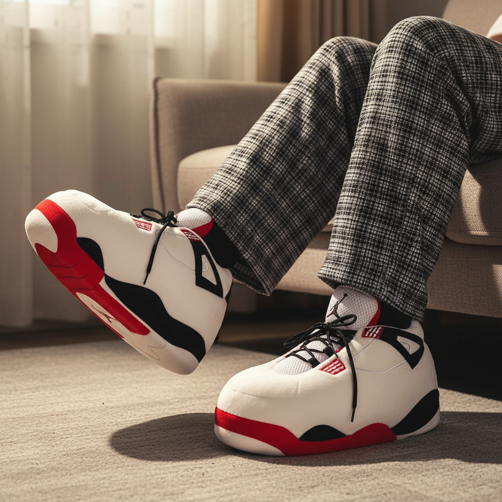 Oversized sneaker huisschoenen