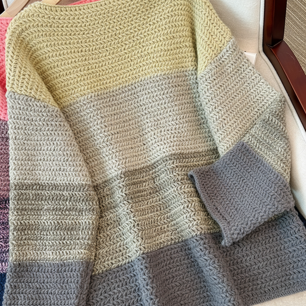 Oversized breipullover — afbeelding 8