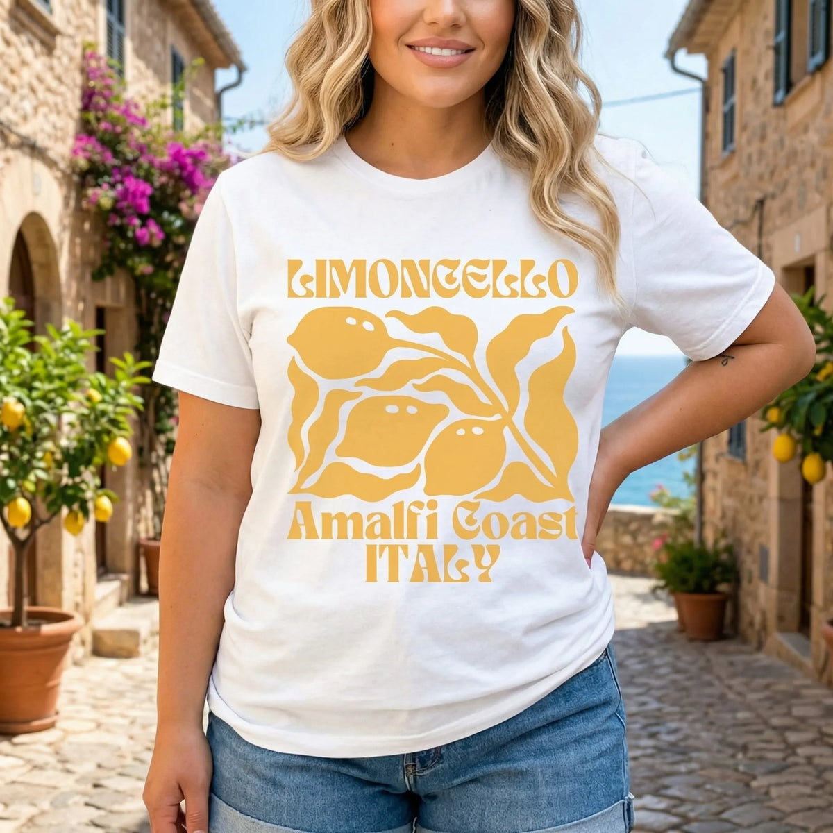 Oversized vintage T-shirt met print