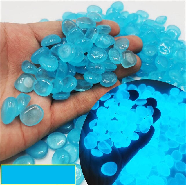 Glow in the dark kiezels – materiaal: Fotoluminescent pigment + milieuvriendelijke hars — afbeelding 8