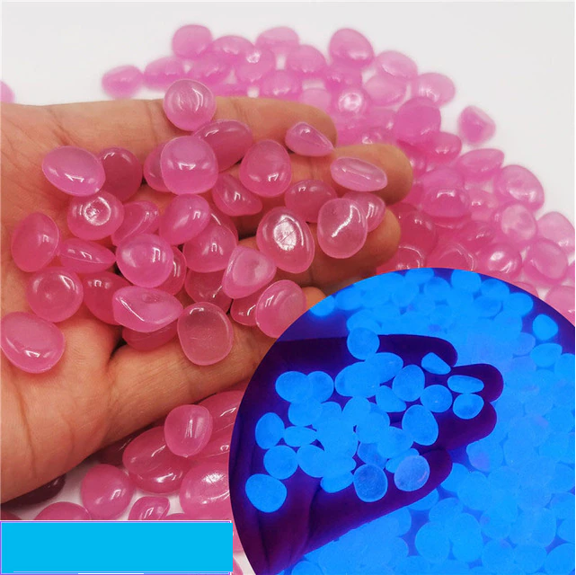 Glow in the dark kiezels – materiaal: Fotoluminescent pigment + milieuvriendelijke hars — afbeelding 16
